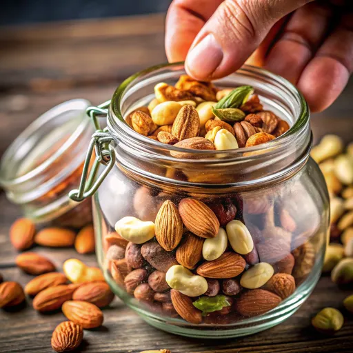 Los componentes nutricionales de los frutos secos